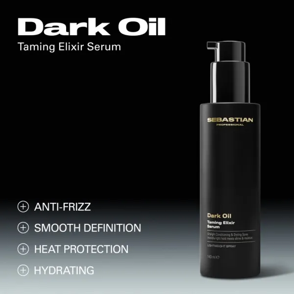 Sebastian Professional Dark Oil sérum na lesk a hebkosť vlasov 140 ml