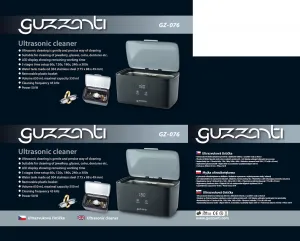 Ultrazvuková čistička Guzzanti GZ 076