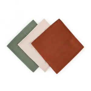 PETITEMARS Mušelínové plienky Petite&Mars Moussy Earth Tones 3 kusy