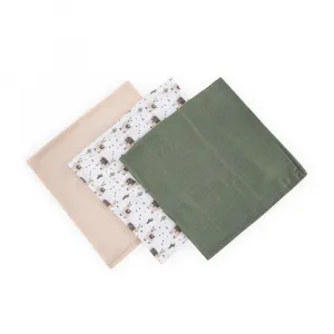 PETITEMARS Mušelínové plienky Petite&Mars Moussy Llama Vibes 3 kusy