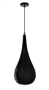 DECOREUM Závesná lampa E27 čierna HY-2701
