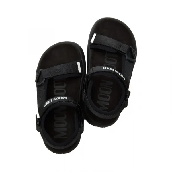 Sandále MOON BOOT MB SUPER SANDAL-N001 BLACK