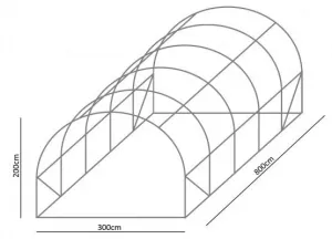 Kvalitnýzáhradnýfóliovník3x8m