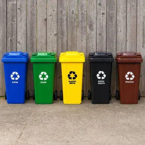 MULTISTORE Smetná nádoba na papier ECOSORT 120 L modrá