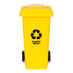 MULTISTORE Smetná nádoba na plast ECOSORT 120 L žltá