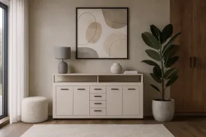 Vivaldi Komoda Luna 190 cm kašmírová