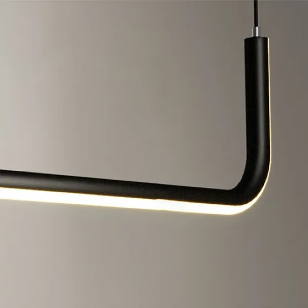 TooLight Závesný LED luster APP980-CP čierny/neutrálna biela
