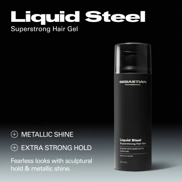 Sebastian Professional Liquid Steel stylingový gél pre fixáciu a tvar 140 ml