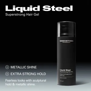 Sebastian Professional Liquid Steel stylingový gél pre fixáciu a tvar 140 ml