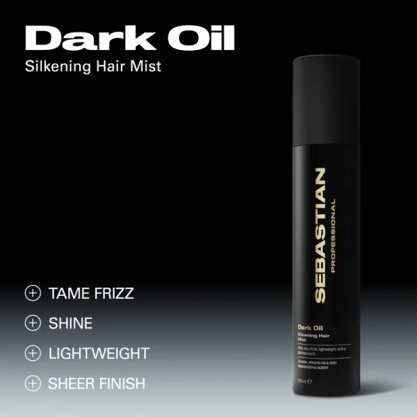 Sebastian Professional Dark Oil sprej na lesk a hebkosť vlasov 200 ml
