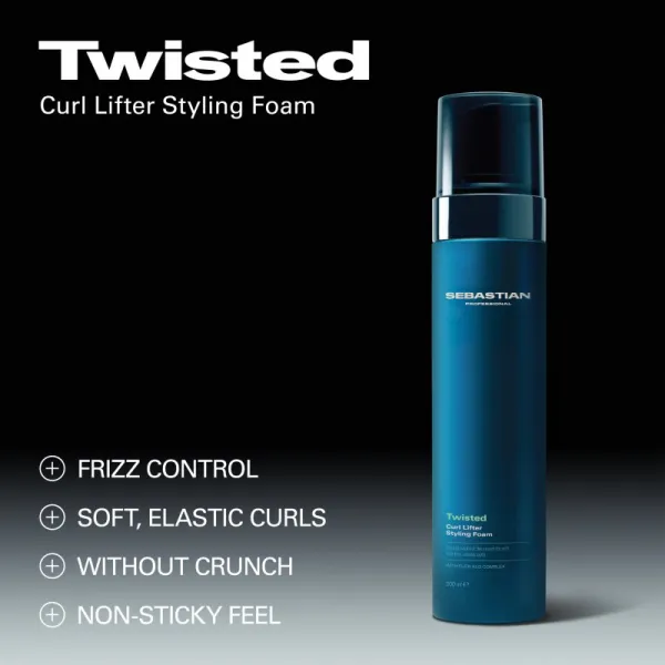 Sebastian Professional Twisted stylingová pena pre vlnité a kučeravé vlasy 200 ml