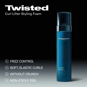 Sebastian Professional Twisted stylingová pena pre vlnité a kučeravé vlasy 200 ml