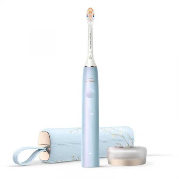 Philips Sonicare 9900 DiamondClean Prestige Limited Edition HX9997/32 sonická elektrická zubná kefka s aplikáciou Baby Blue 1 ks