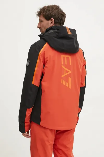 Lyžiarska bunda EA7 Emporio Armani Kitzbuhel Colorblock Logo