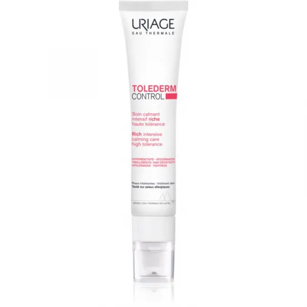 Uriage Toléderm Control Rich Soothing Care výživný upokojujúci krém pre citlivú a intolerantnú pleť 40 ml