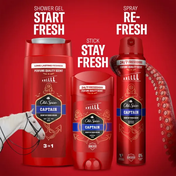 Old Spice Captain dezodorant v spreji 250 ml