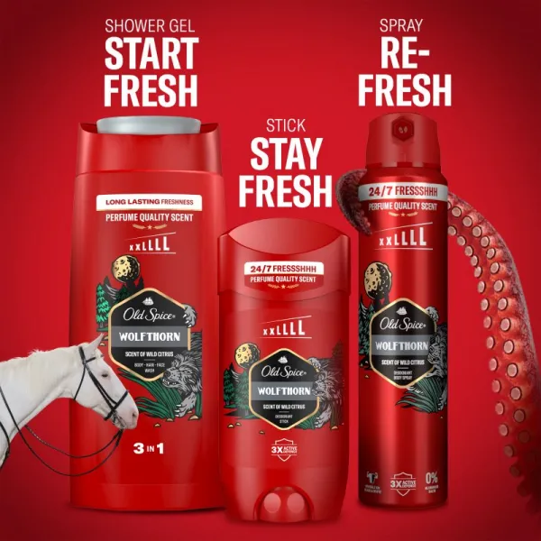 Old Spice Wolfthorn dezodorant v spreji pre mužov 250 ml