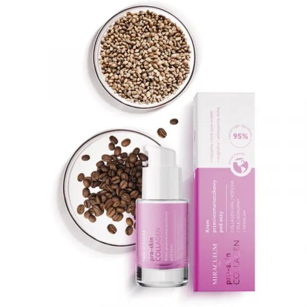 Miraculum Collagen Pro-Skin očný krém proti opuchom a vráskam 15 ml