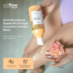 so!flow Sensual Moisturizing Shower Milk telové mlieko Orange With Cardamom 400 ml