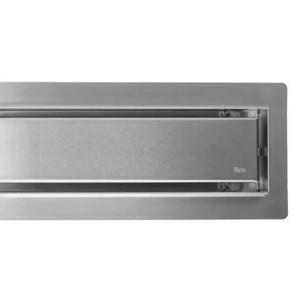 Lineární odtokový žlab Rea Neox Pro 80 cm stříbrný