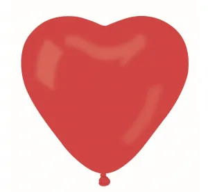 Latexový balón Srdce červené 25cm 1 ks