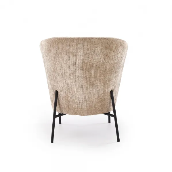 HALMAR Čalouněné designové křeslo CEZAR béžové