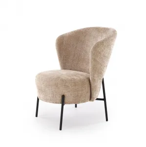 HALMAR Čalouněné designové křeslo CEZAR béžové