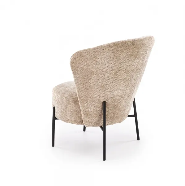 HALMAR Čalouněné designové křeslo CEZAR béžové
