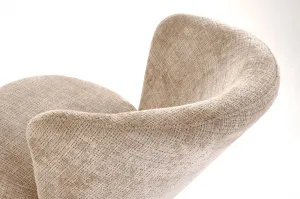 HALMAR Čalouněné designové křeslo CEZAR béžové