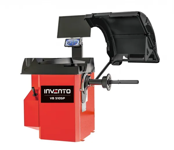 INVENTO VB 510SP – plnoautomatická vyvažovačka kolies s pneumatickým upínaním, laserom a sonarom