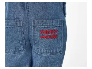 Detské šaty na traky/nohavice na traky (Mickey Mouse, 122/128)