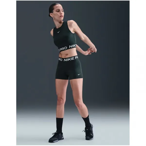Dámske tréningové tričko bez rukávov NIKE PRO DF CROP TANK SEAWEED WHITE