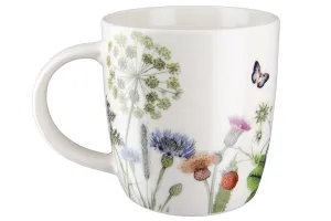 Gilde Porcelánové hrnky s talířky, sada 8 ks
