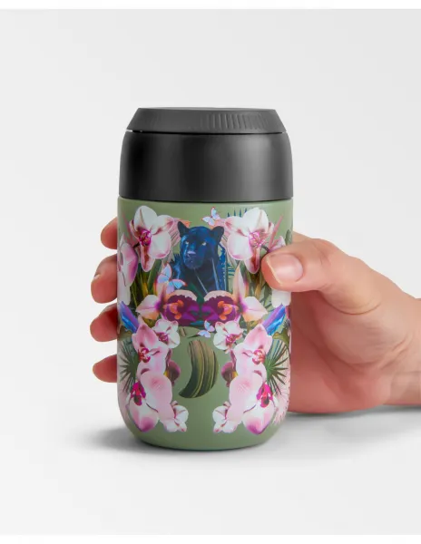 Termohrnček Chilly's Bottles - Orchid Panther 340ml, edícia Botanical/Series 2