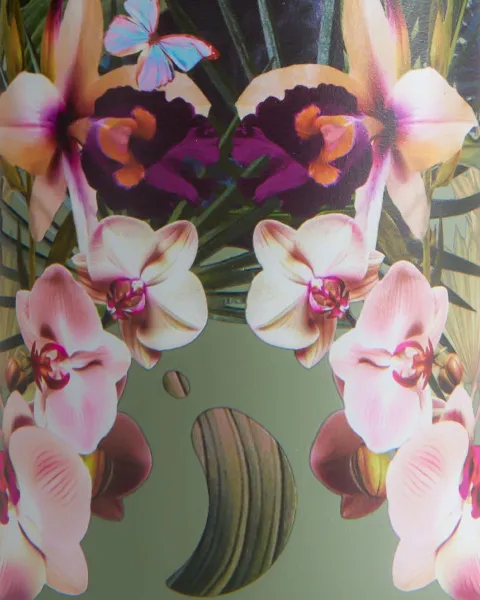 Termohrnček Chilly's Bottles - Orchid Panther 340ml, edícia Botanical/Series 2