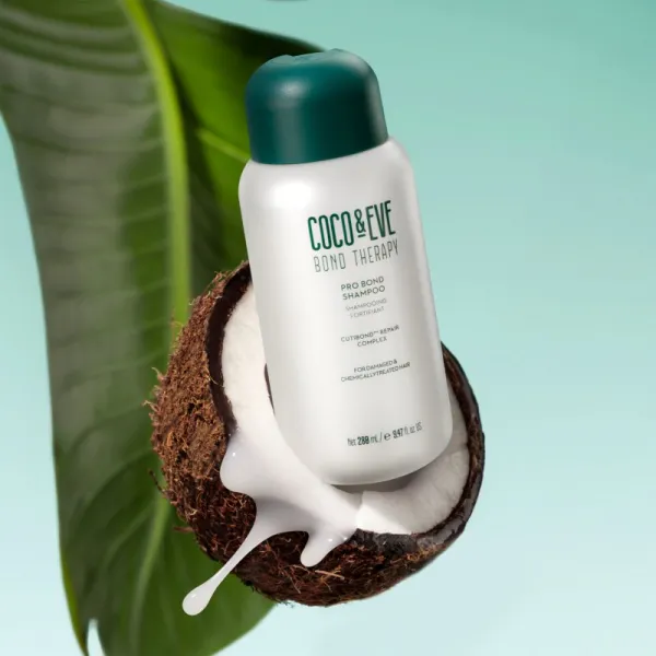 Coco & Eve Bond Therapy Pro Bond Shampoo posilňujúci šampón pre poškodené, chemicky ošetrené vlasy 280 ml