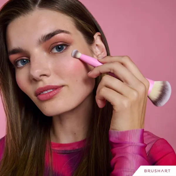 BrushArt Double Duty Concealer & Foundation brush štetec na make-up a korektor obojstranný 1 ks