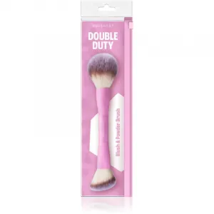 BrushArt Double Duty Blush & Powder brush štetec na lícenku a púder obojstranný 1 ks
