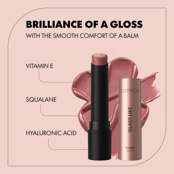 Catrice Glass Like Gloss Stick hydratačný lesklý rúž odtieň 050 Glacé Macchiato 3 g