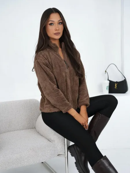 Dámska fleecová mikina na zips