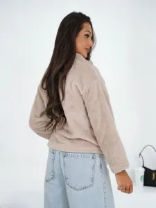 Dámska fleecová mikina na zips