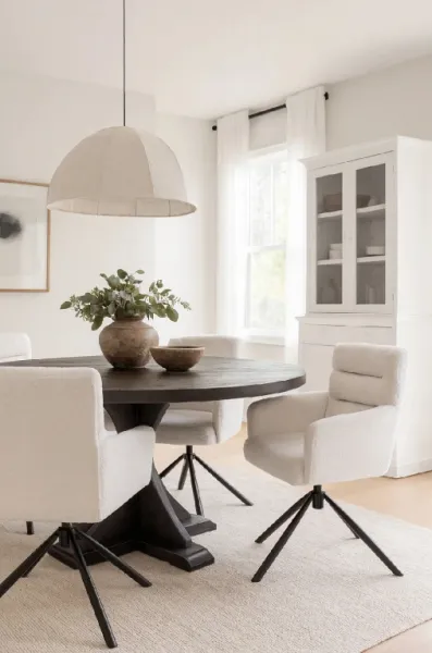 HOUSE 5 jedálenská stolička ENZO biela