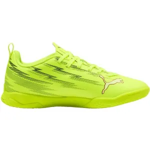Puma ULTRA 6 PLAY IT JR Detská halová obuv, žltá, veľkosť 34.5
