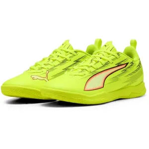 Puma ULTRA 6 PLAY IT JR Detská halová obuv, žltá, veľkosť 34.5
