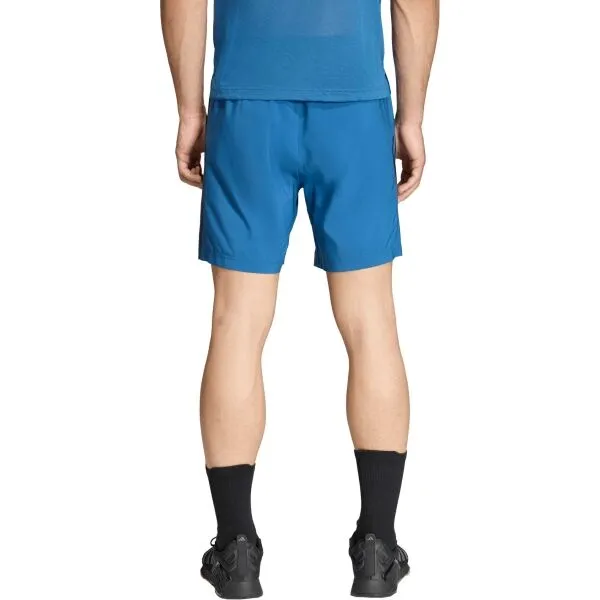 adidas TECH ESSNTIALS WORKOUT 3 STRIPES SHORTS Pánske športové šortky, modrá, veľkosť