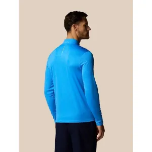 CASTORE AOP 1/4 ZIP LS TOP Pánske športové tričko, modrá, veľkosť