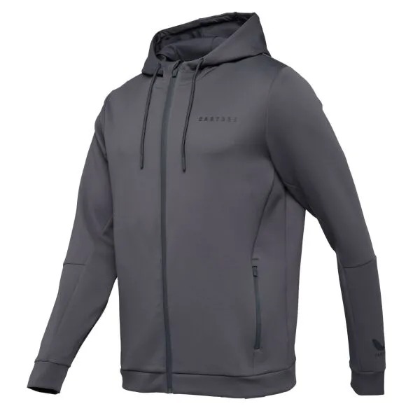 CASTORE FLEX FULL ZIP HOODIE Pánska mikina, tmavo sivá, veľkosť