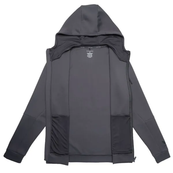 CASTORE FLEX FULL ZIP HOODIE Pánska mikina, tmavo sivá, veľkosť