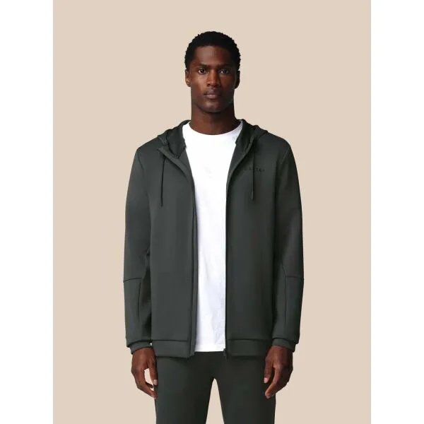 CASTORE FLEX FULL ZIP HOODIE Pánska mikina, tmavo sivá, veľkosť