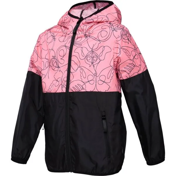 Lewro JACKET 252215 Detská šuštiaková bunda, ružová, veľkosť 164-170